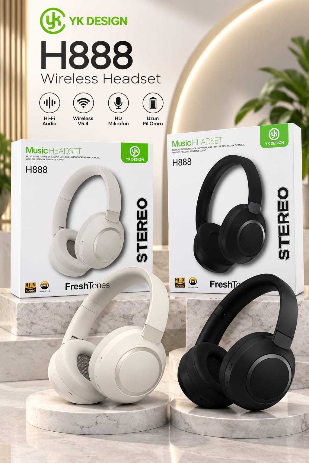KAFA ÜSTÜ BLUETOOTH KULAKLIK