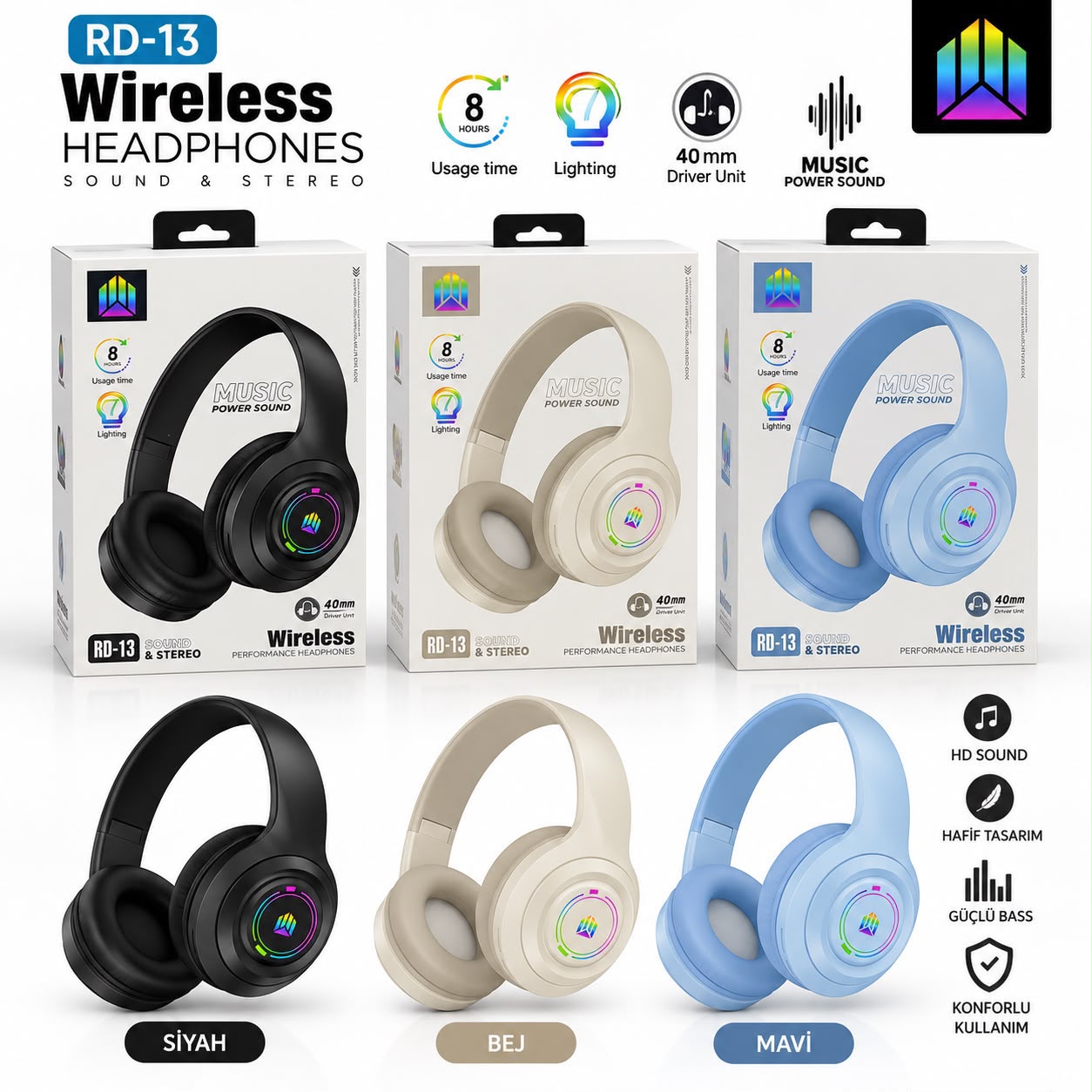 KAFA ÜSTÜ BLUETOOTH KULAKLIK