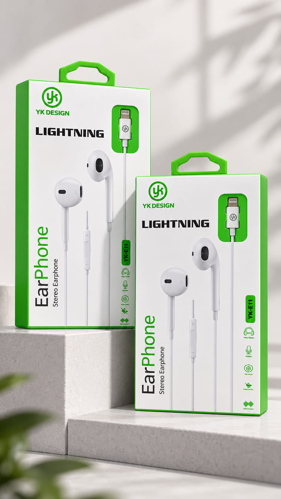 YK-E11 Lightning Tak Çalıştır Kablolu Kulaklık