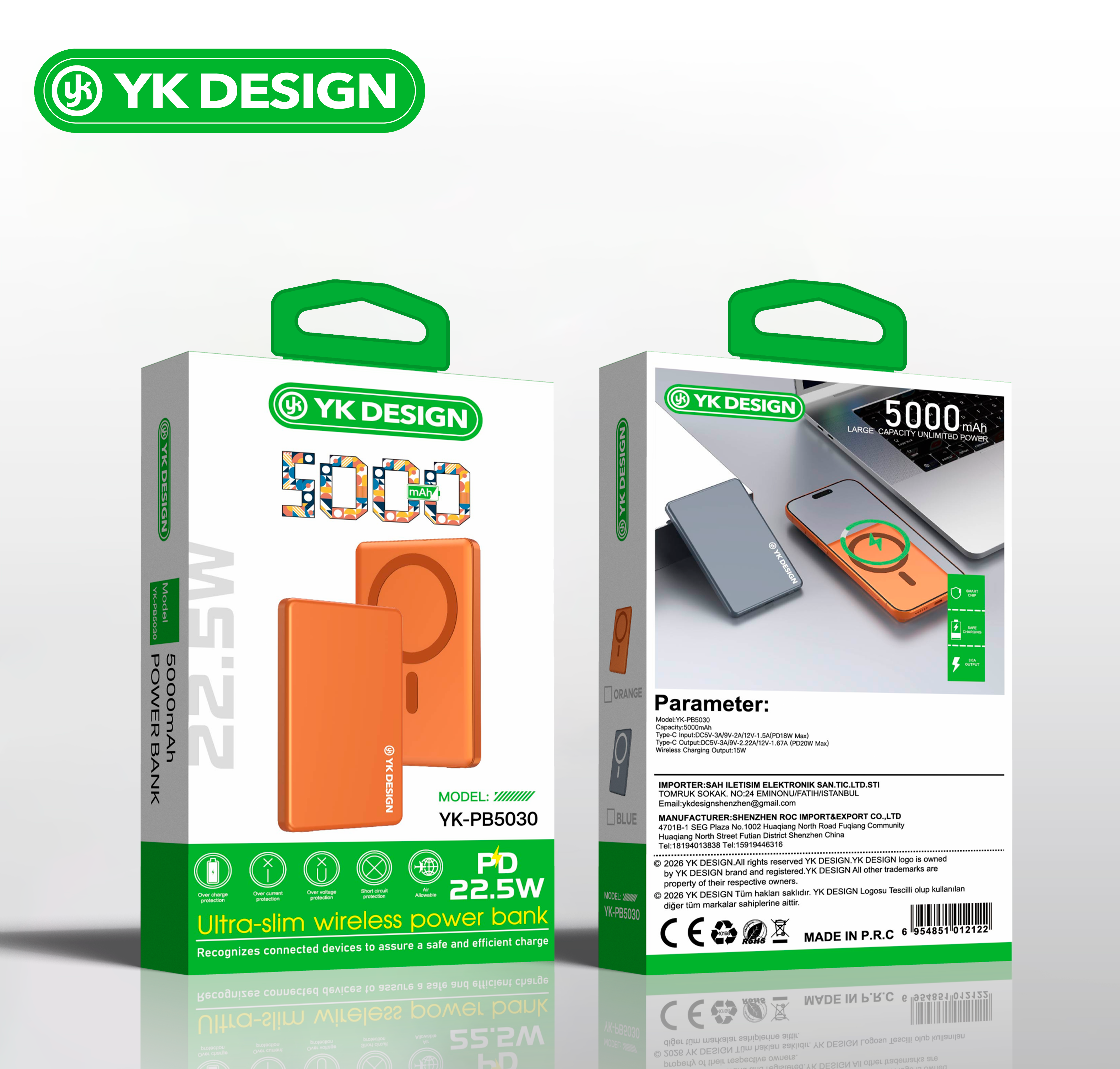 5000 Mah Magesafe Wriless Powerbank