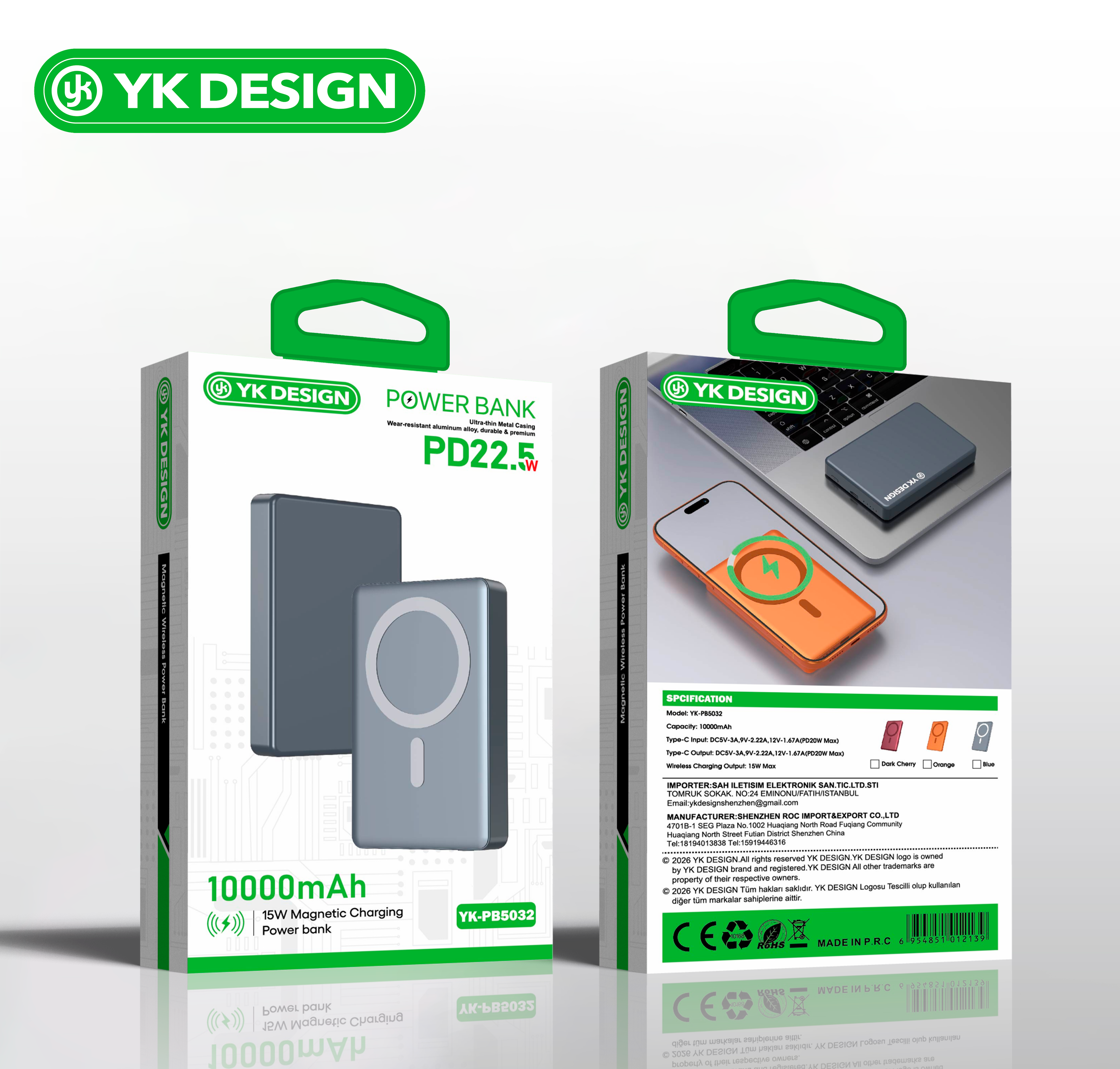 10000 Mah Magesafe Wriless Powerbank